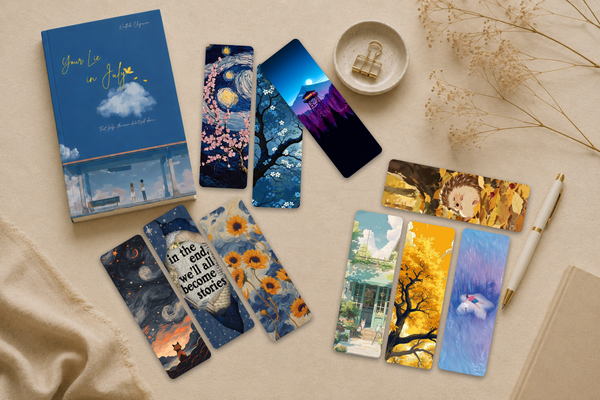 Aesthetic & Literary Designer Bookmarks Collection Vol. 2 | PIXBY
