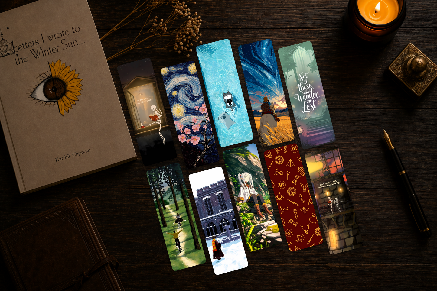 Aesthetic & Artistic Designer Bookmarks Collection | PIXBY