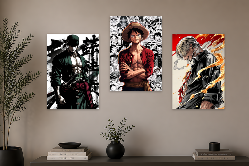One Piece Posters Collage (Set of 3)